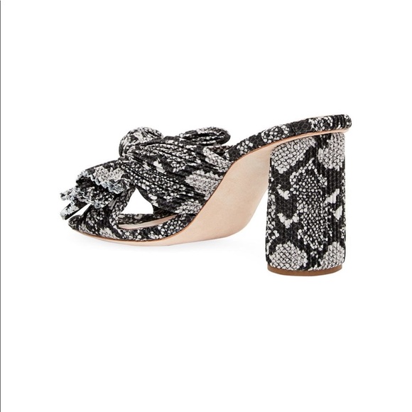 Loeffler Randall Snakeskin Print Mules. NWT - Picture 3 of 5